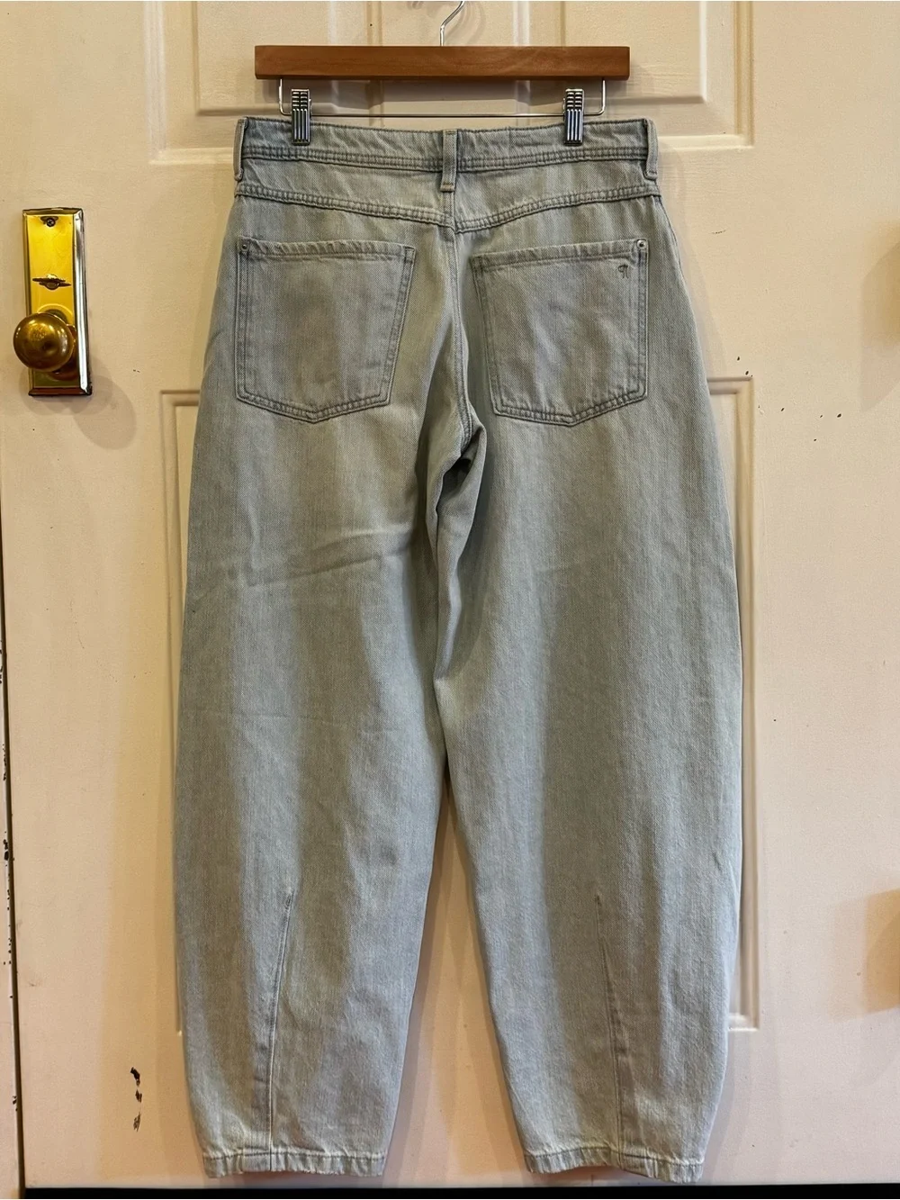 Pilcro Anthropologie Georgia High Rise Barrel Jeans 27